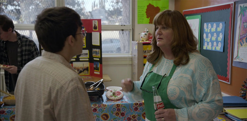 Our Bloom Light Blue Oilcloth in American Vandal on Netflix!