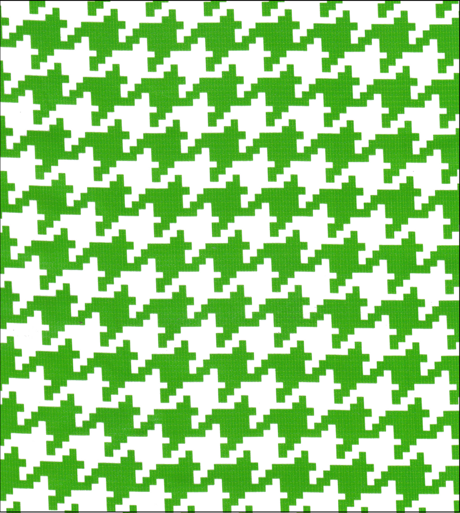 Houndstooth in Lime!