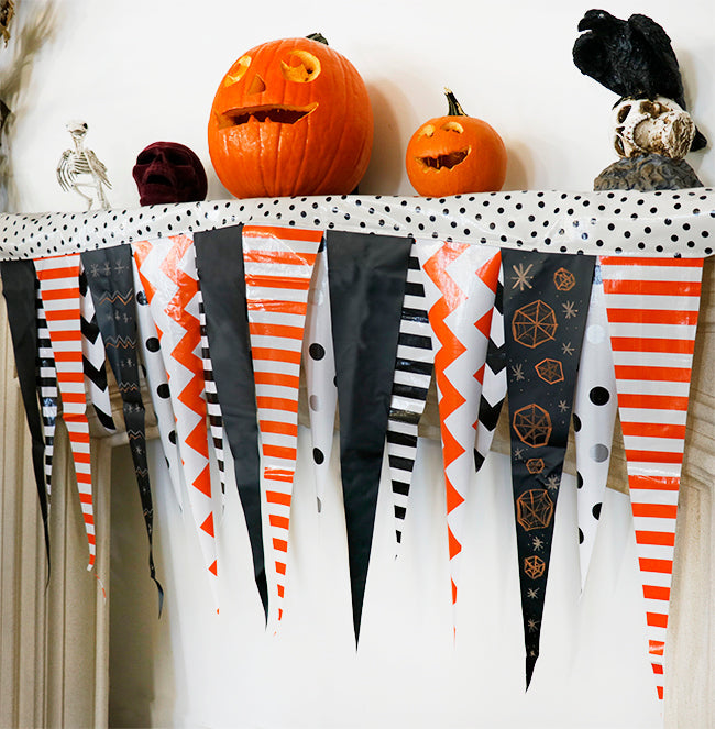 New Halloween DIY Kit: A Spooky Mantel Scarf!