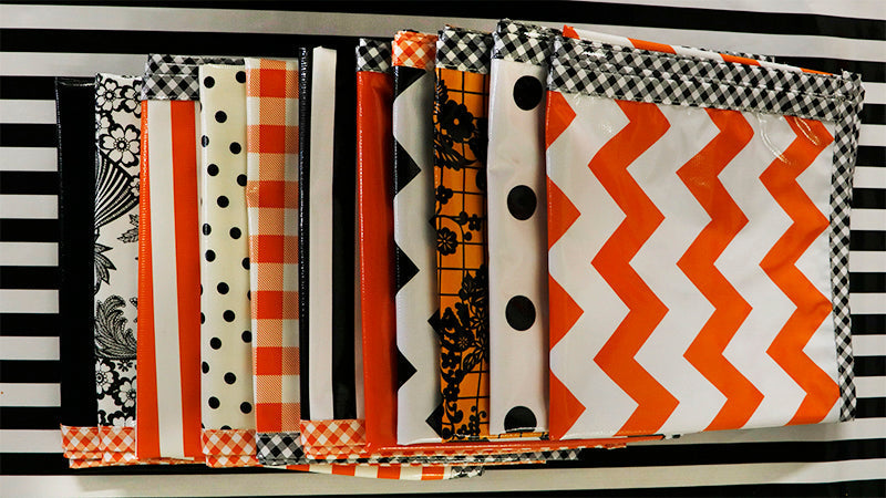 Halloween Oilcloth Tablecloths! Cute, Festive, & Easy to Clean!