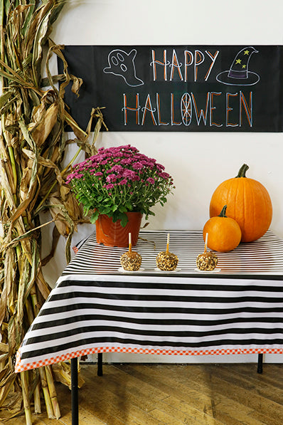 October Is Here! Here's Some Decorating Ideas Using Oilcloth!