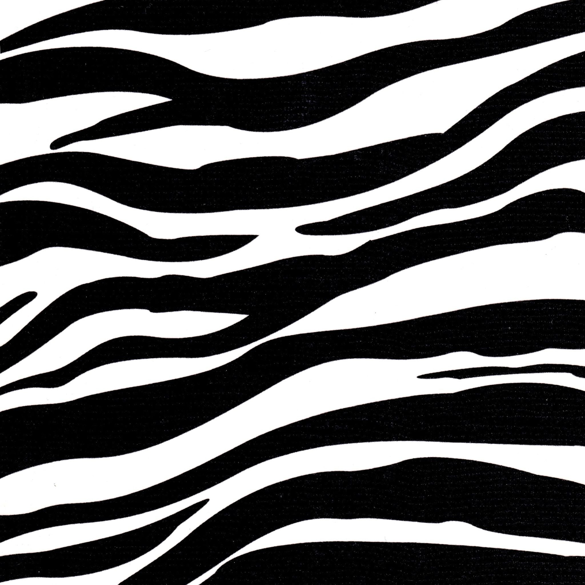 zebra black oilcloth swatch