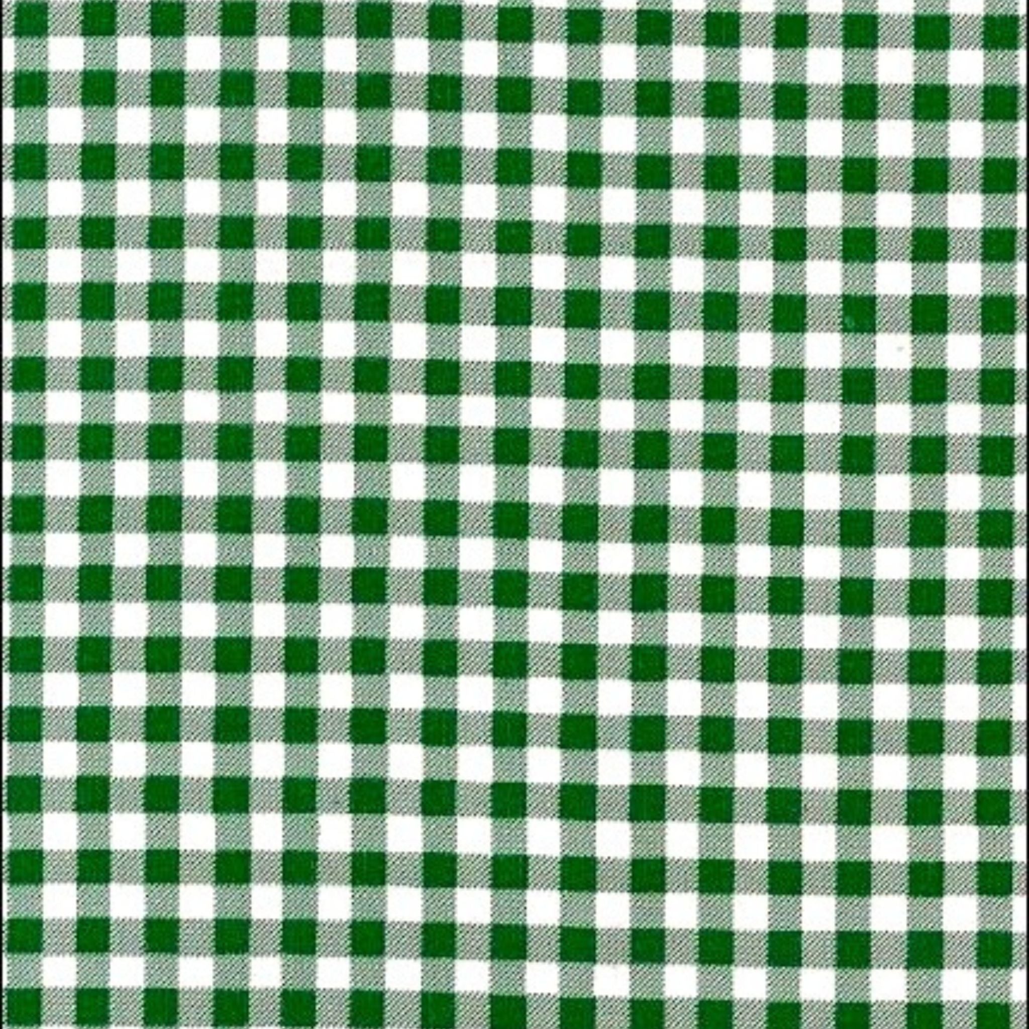 gingham green oilcloth swatch