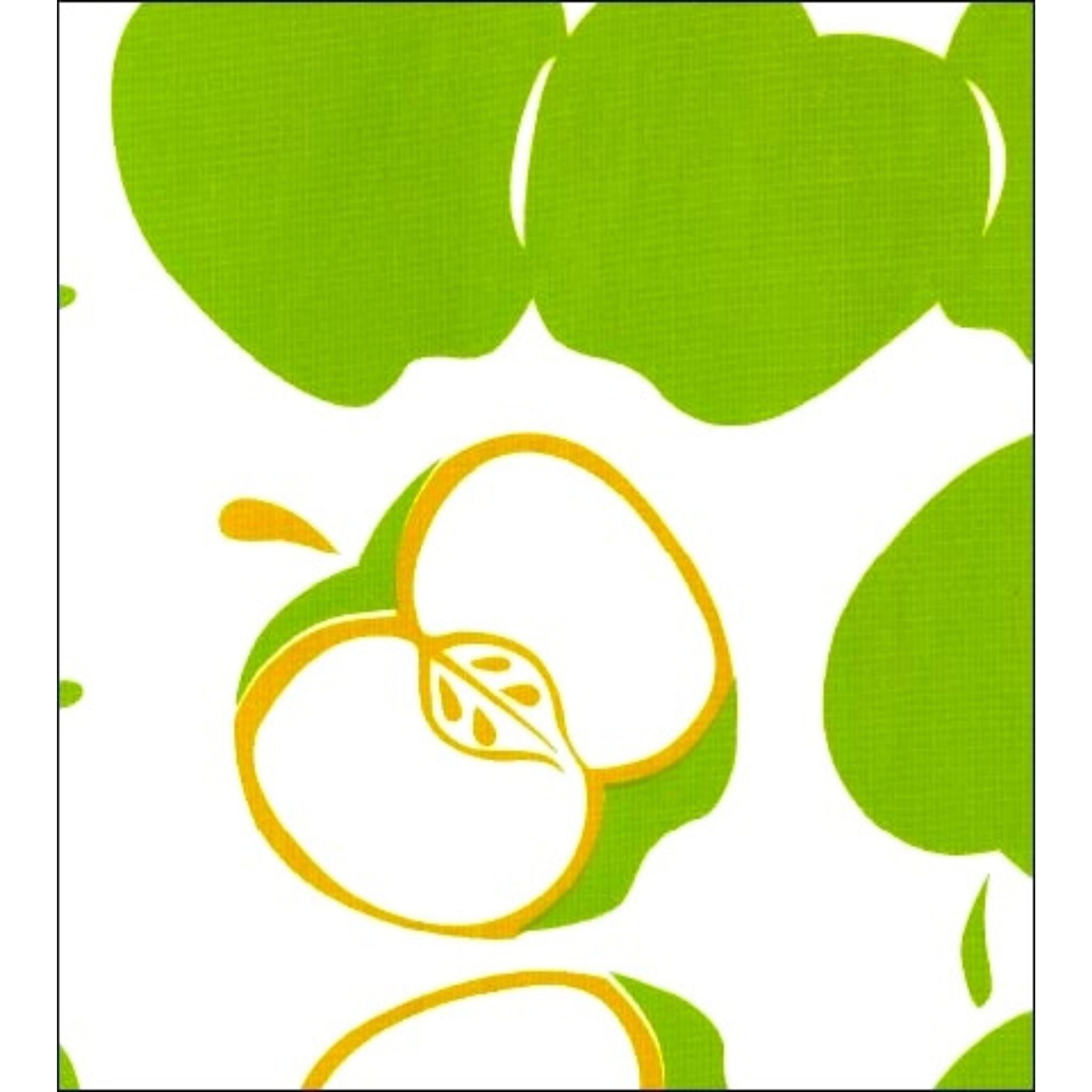 oilcloth by the yard mod apple lime green oilcloth swatch