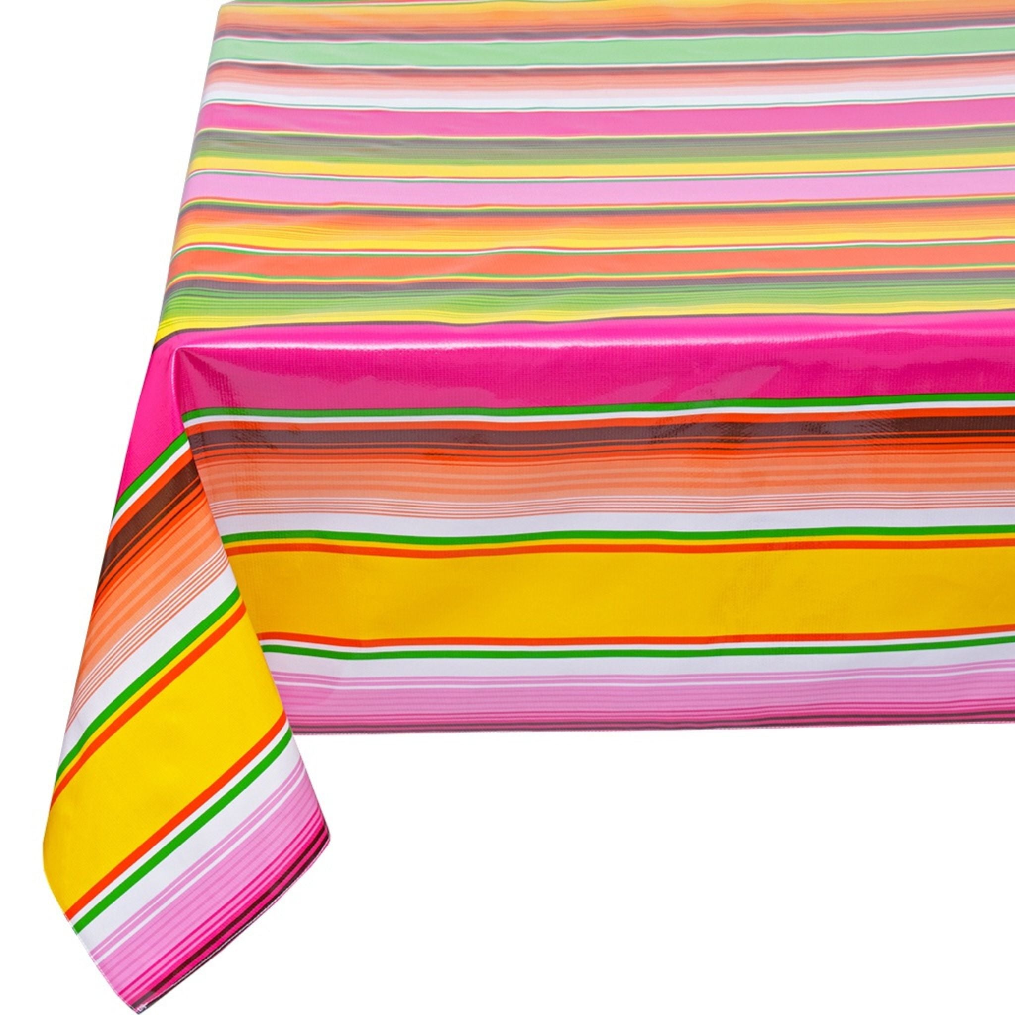 oilcloth by the yard serape pink oilcloth tablecloth with a simple hem