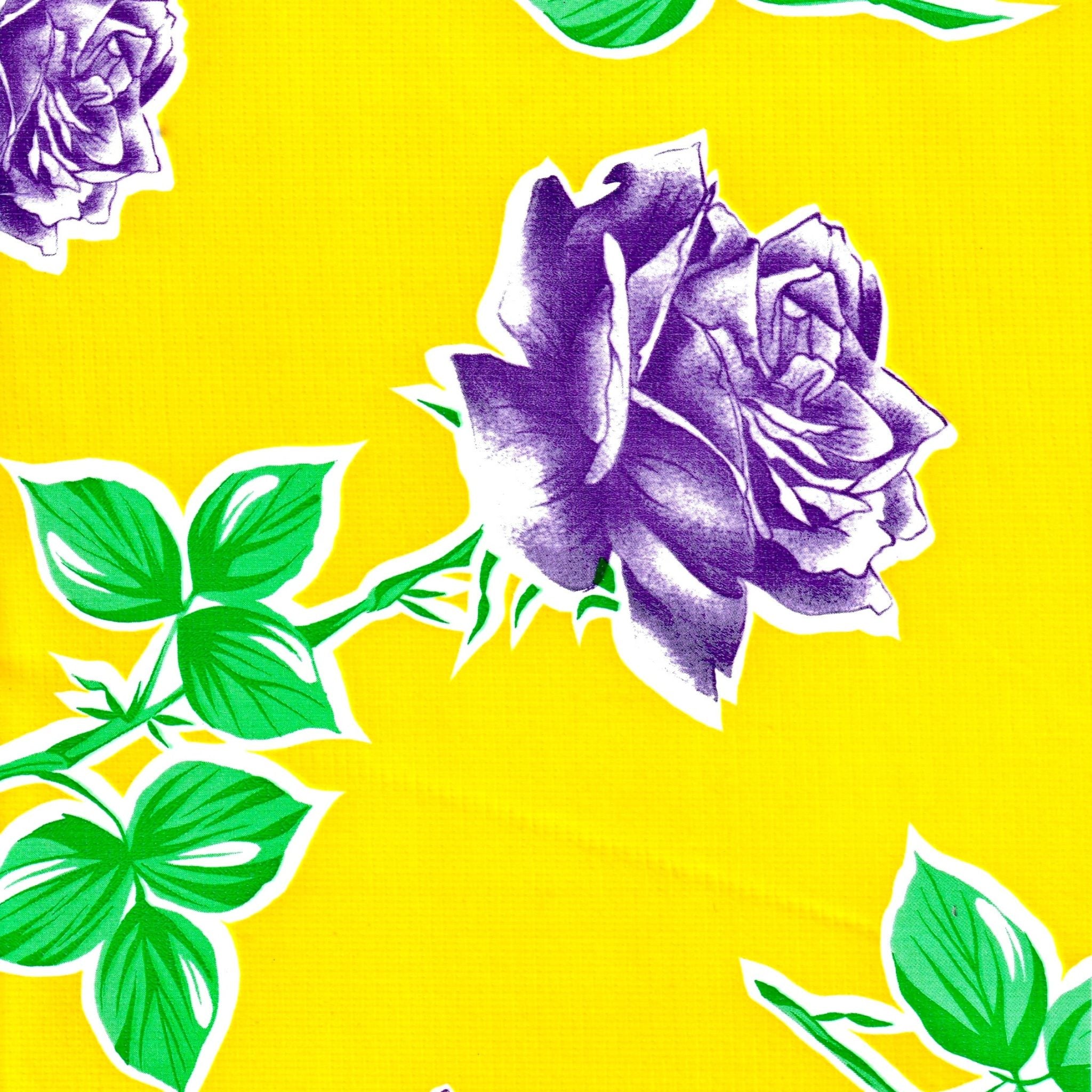 oilcloth by the yard vintage rose yellow oilcloth swatch
