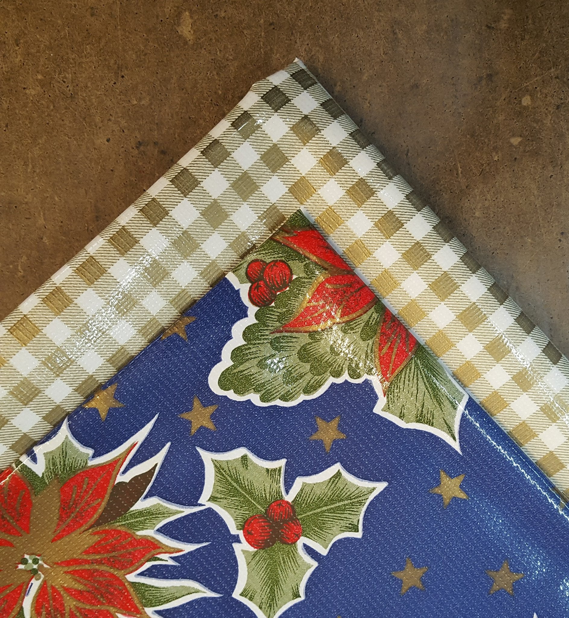 freckled sage christmas stars blue kit
