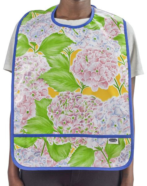freckled sage hydrangea yellow adult bib