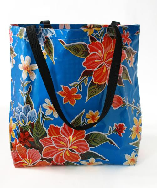 Freckled Sage Market Bag in Blue Hawaii