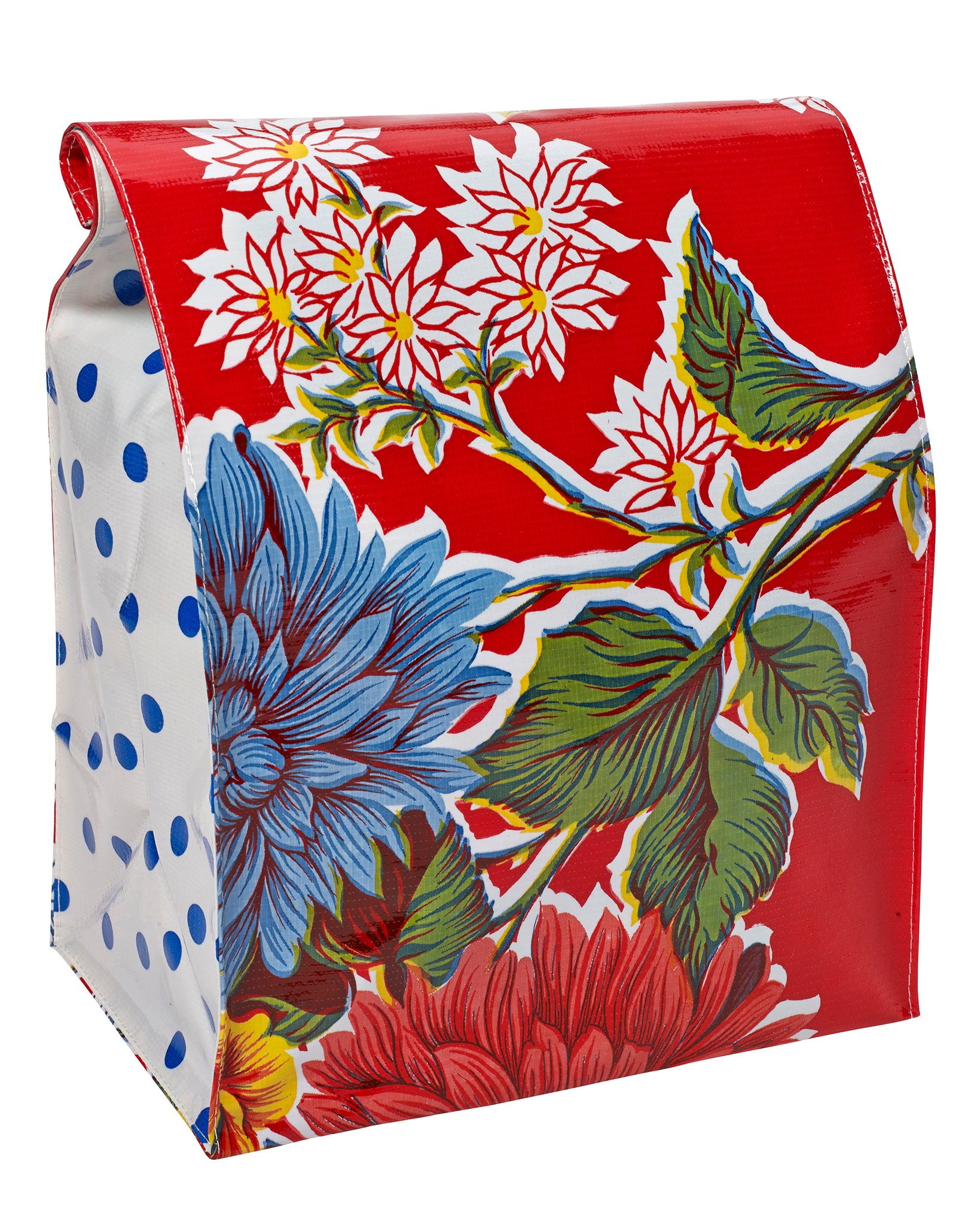 Freckled Sage Lunch Bag Mum Red