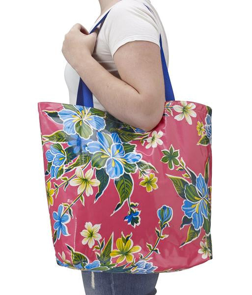FreckledSage Market Bag in Pink Hawaii