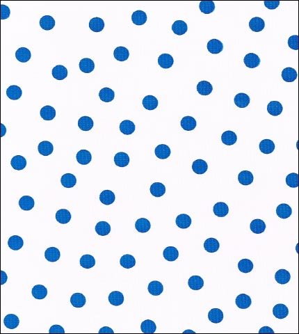 oilcloth by the yard dot blue swatch