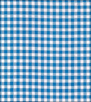 Blue Gingham Check oilcloth