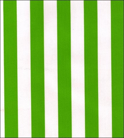  Lime Stripe oilcloth fabric