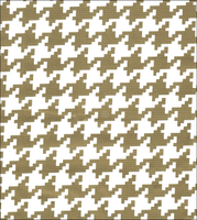  Gold Houndstooth oilcloth swatch