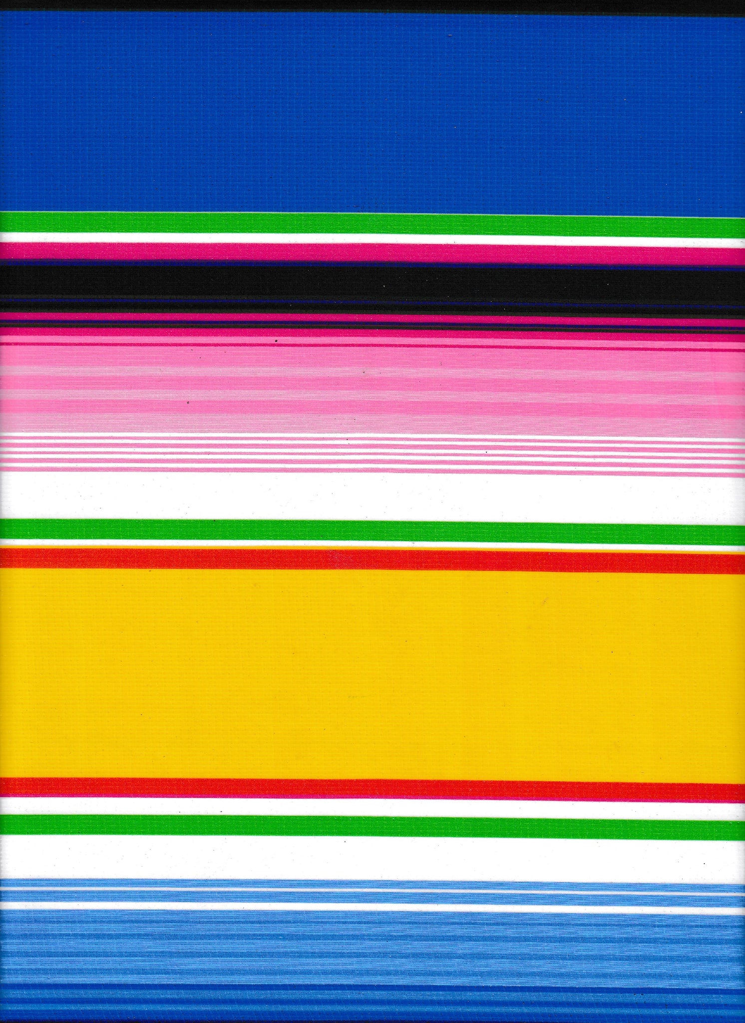 Oilcloth by the yard serape navy swatch 1