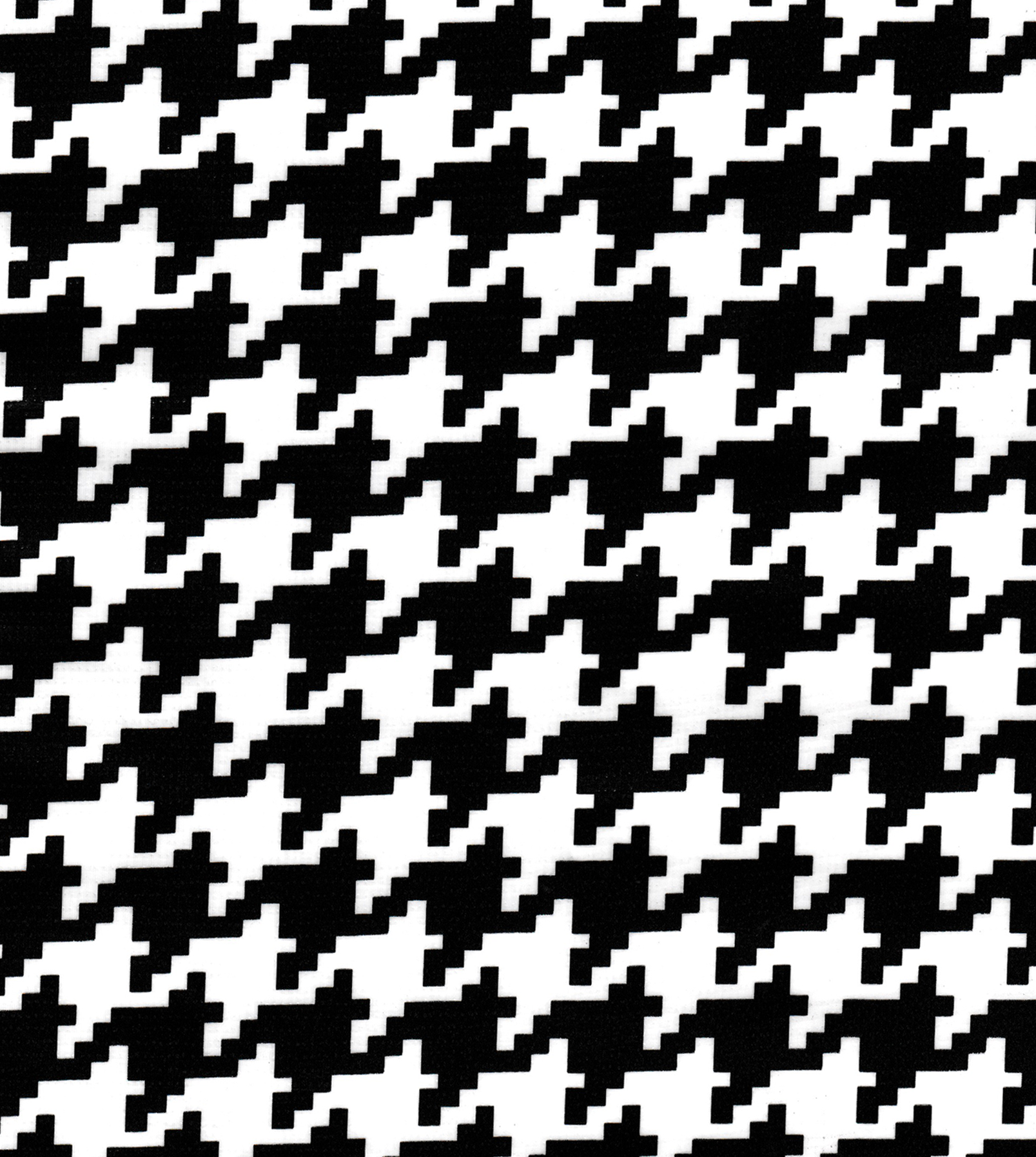 New Print: Houndstooth in Black!
