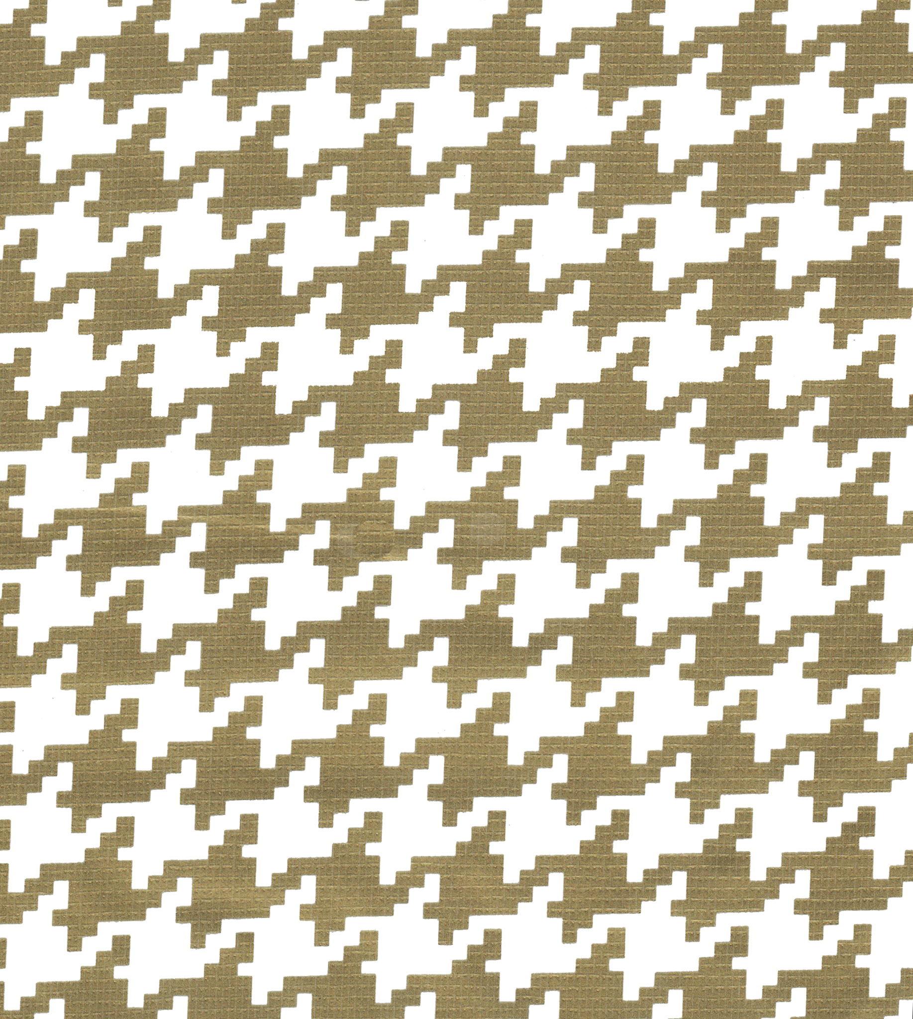 New Print: Houndstooth in Gold!