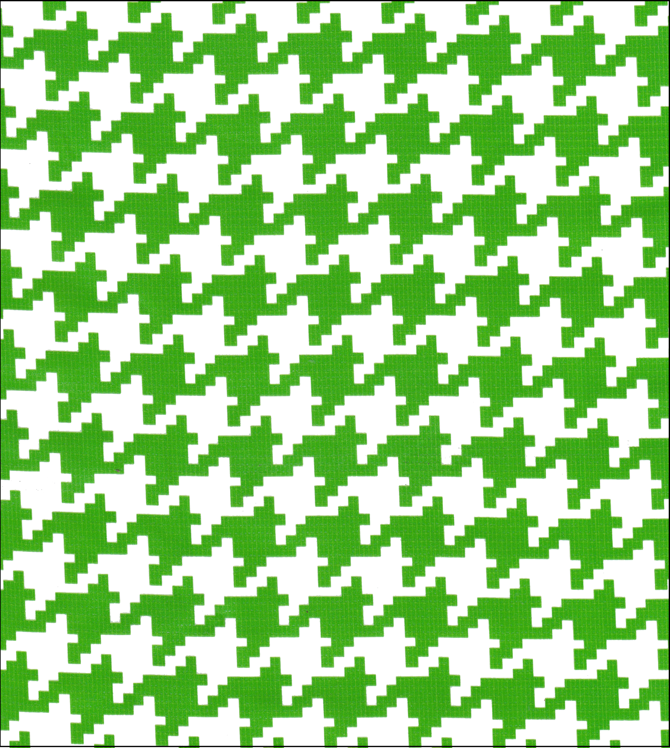 New Print: Houndstooth in Lime!