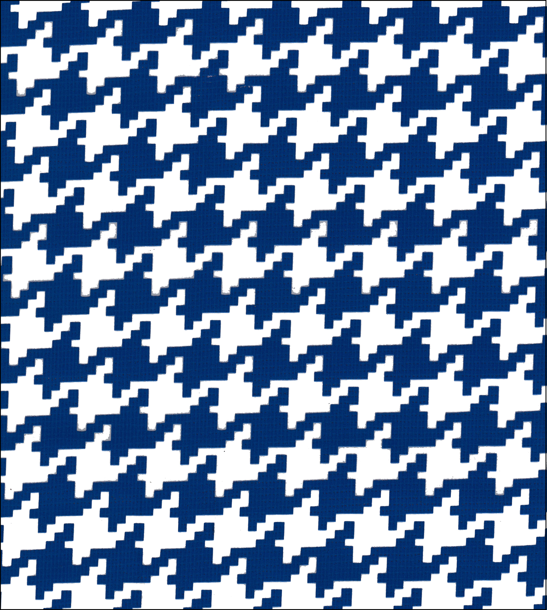 New Print: Houndstooth in Navy!