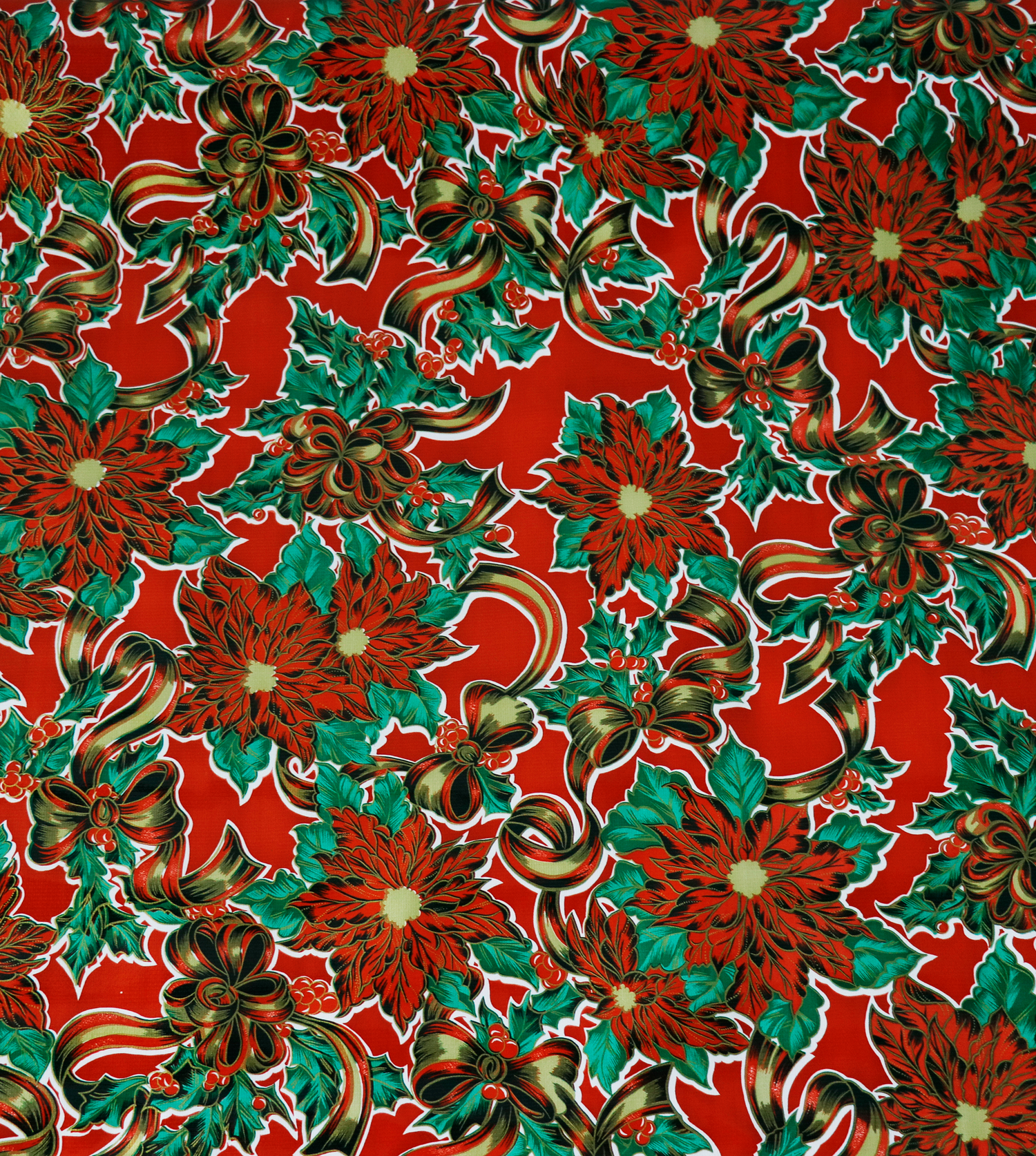 Poinsettia Oilcloth Prints for this Holiday Season!