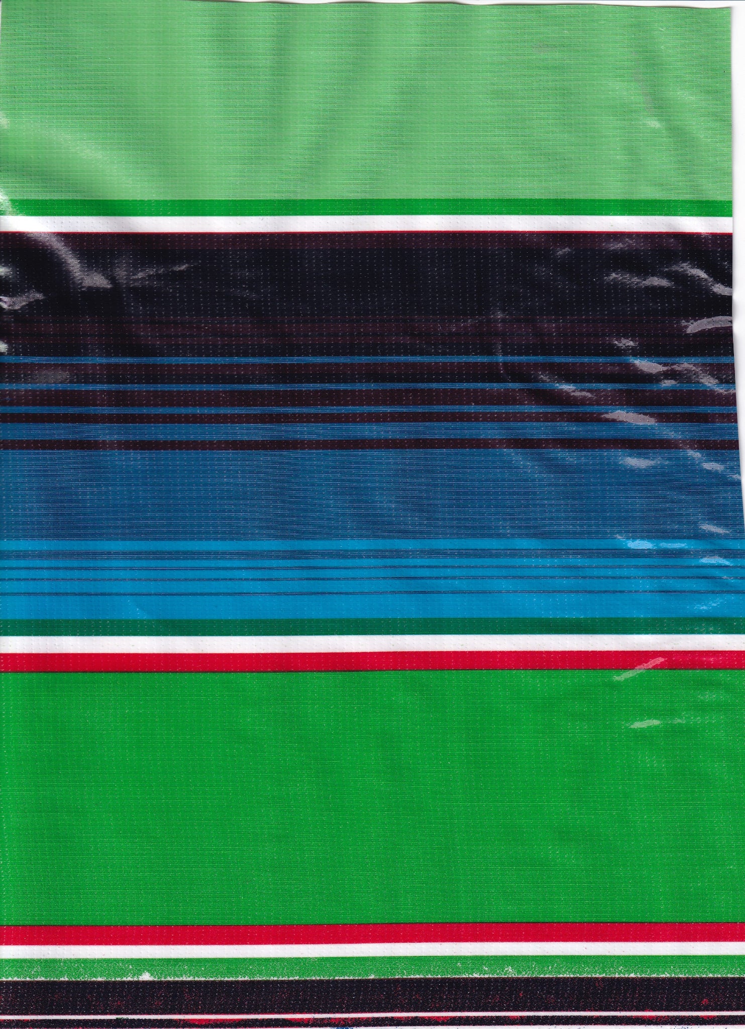 oilcloth by the yard serape blue swatch 2