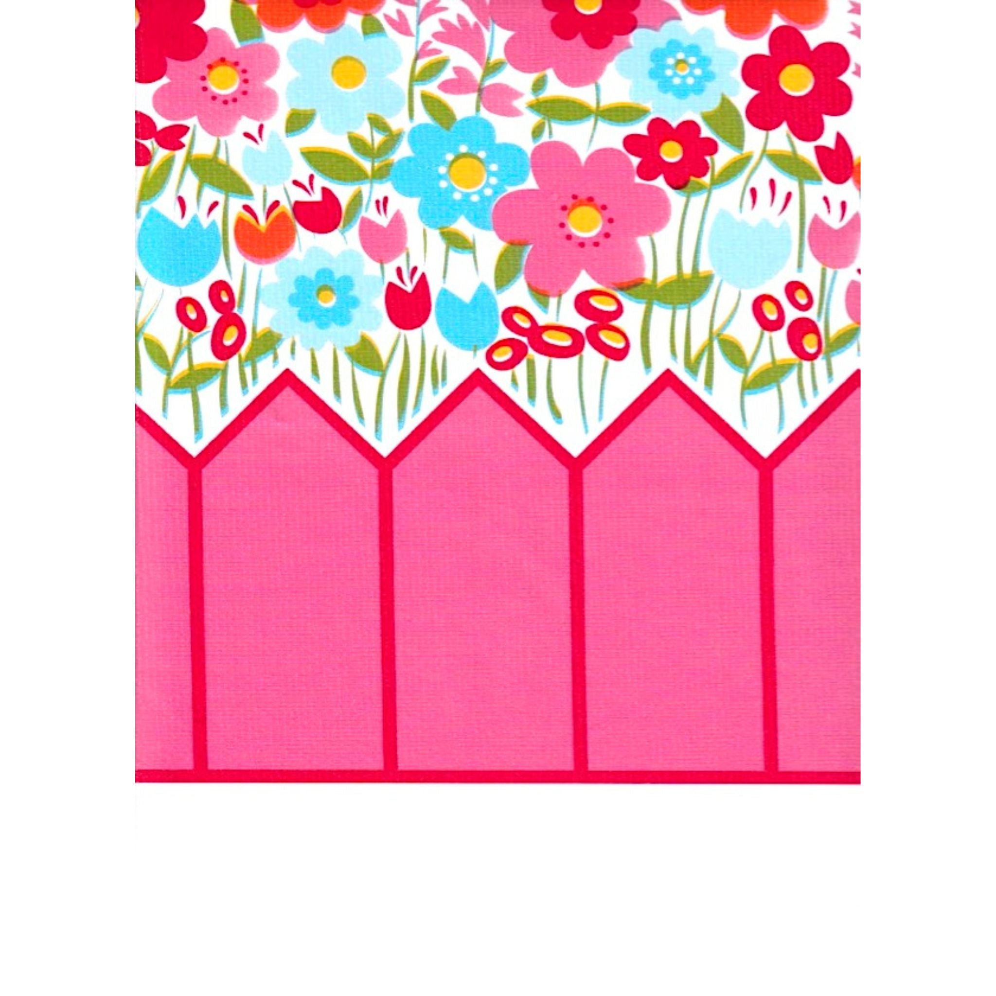 backyard white oilcloth swatch