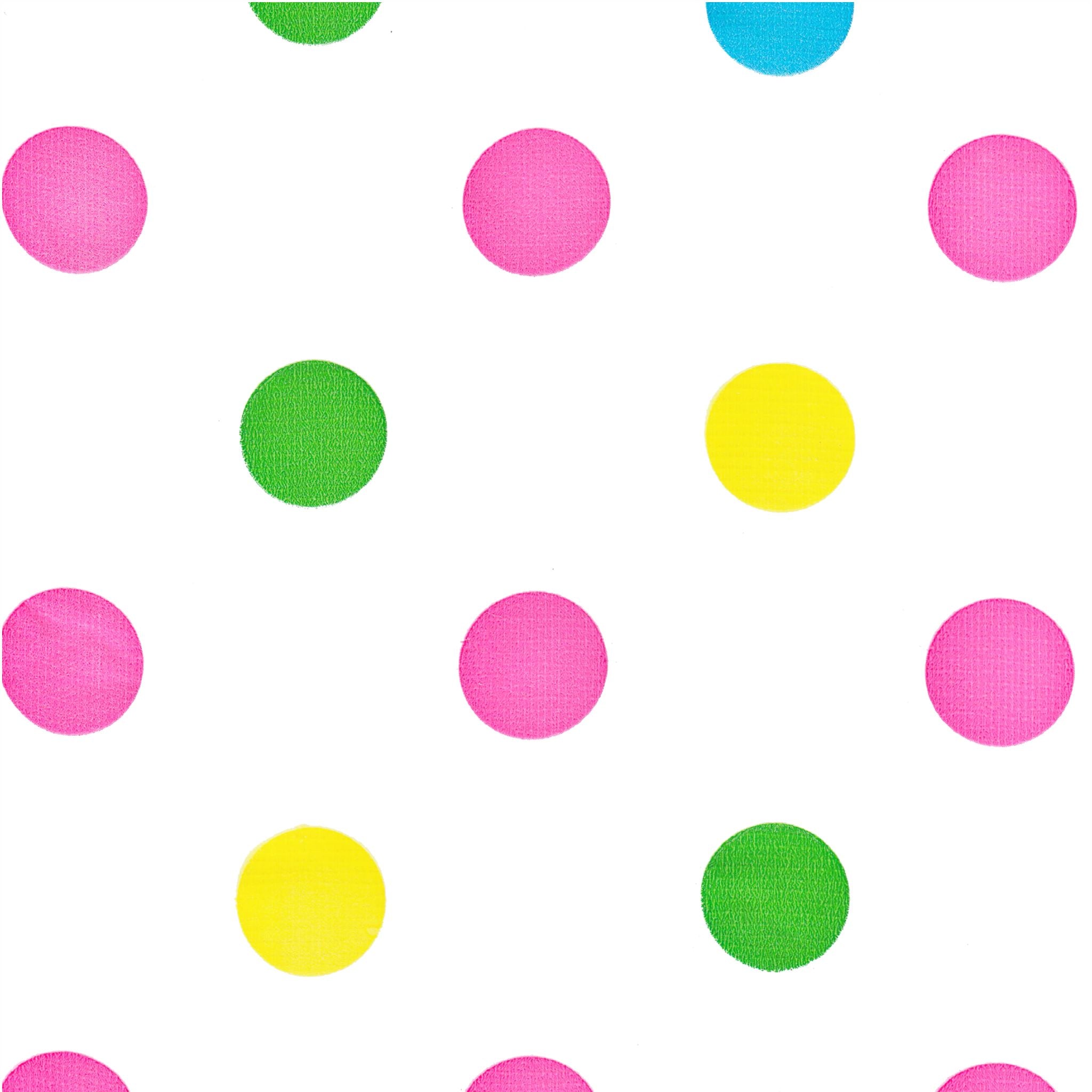 big dot pink oilcloth swatch