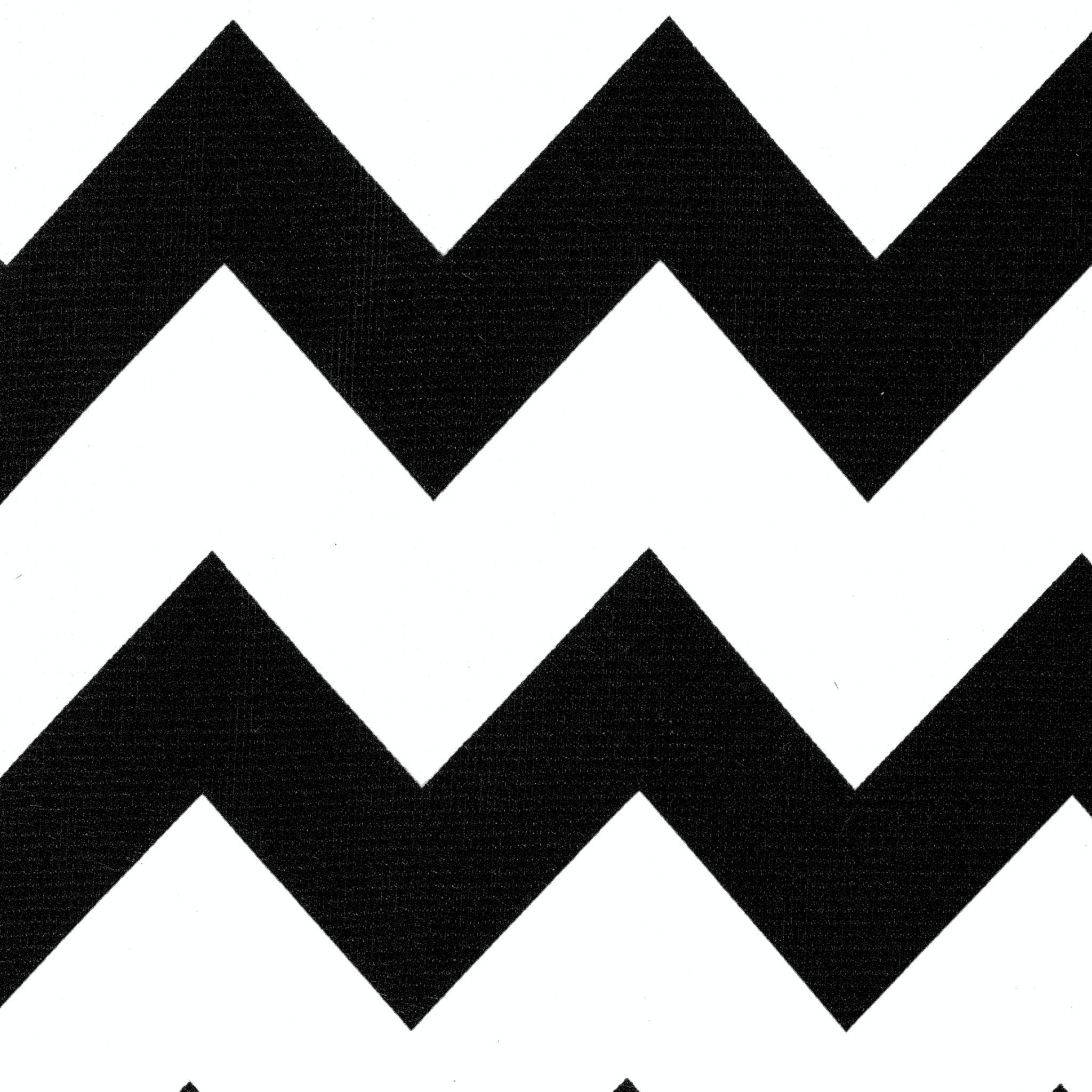 chevron black oilcloth swatch