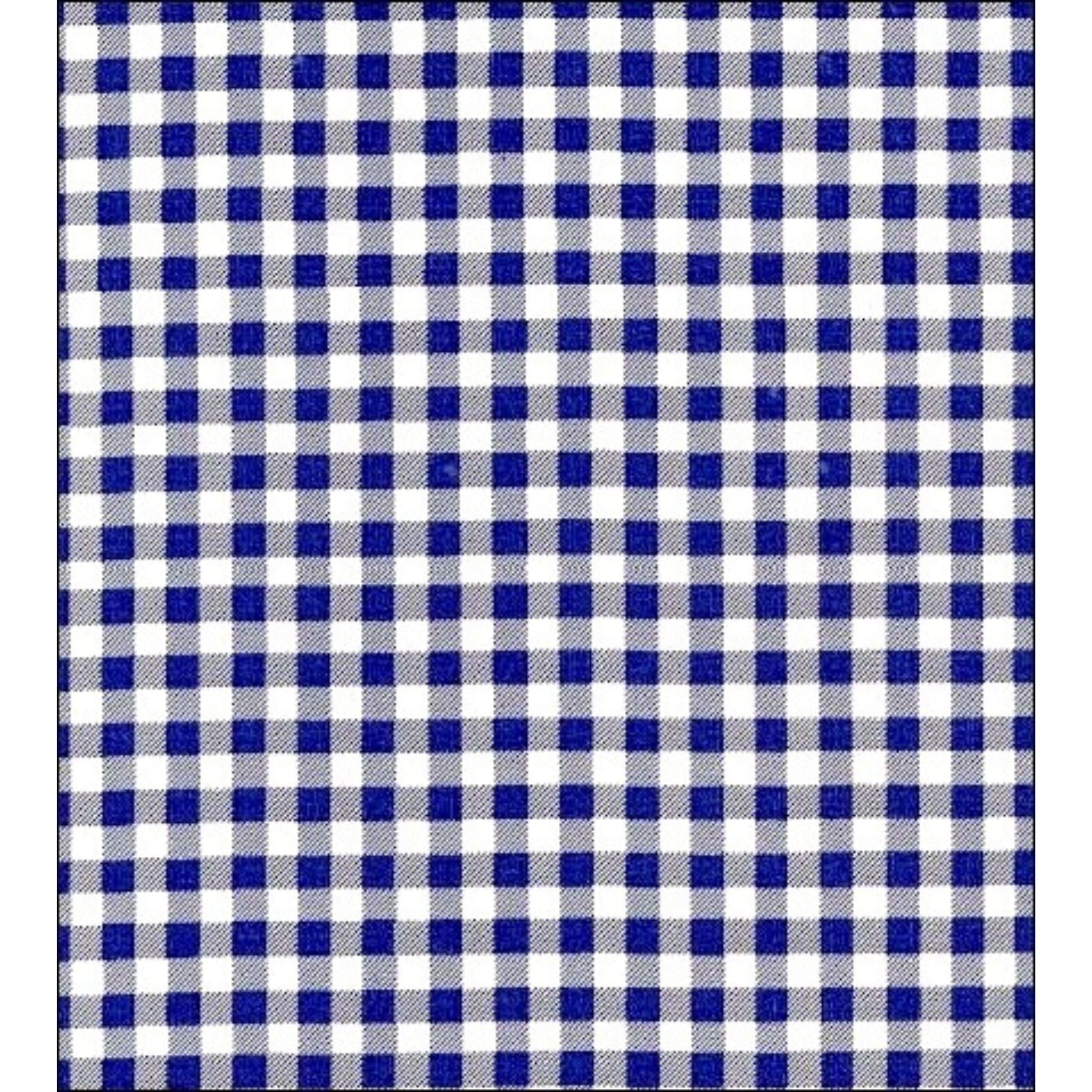 gingham navy oilcloth swatch