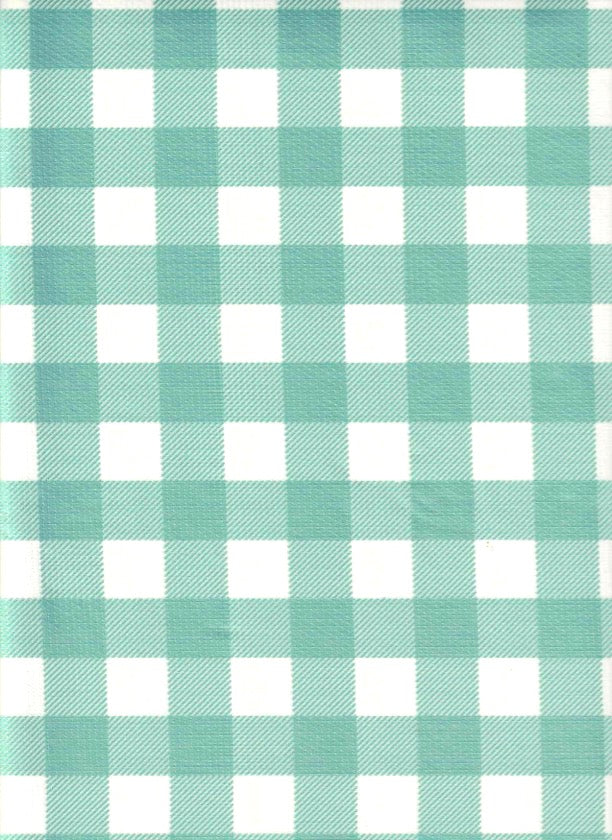 metallic green oilcloth fabric swatch