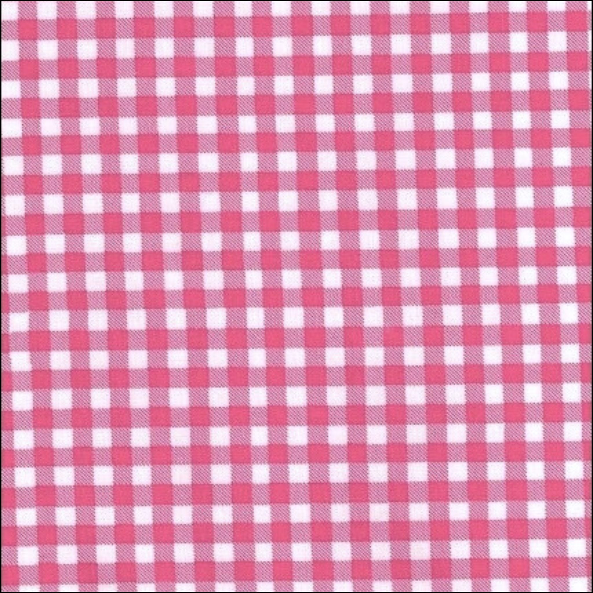 4th of July Tablecloths - Gingham Red Oilcloth Fabric | Oilcloth BTY