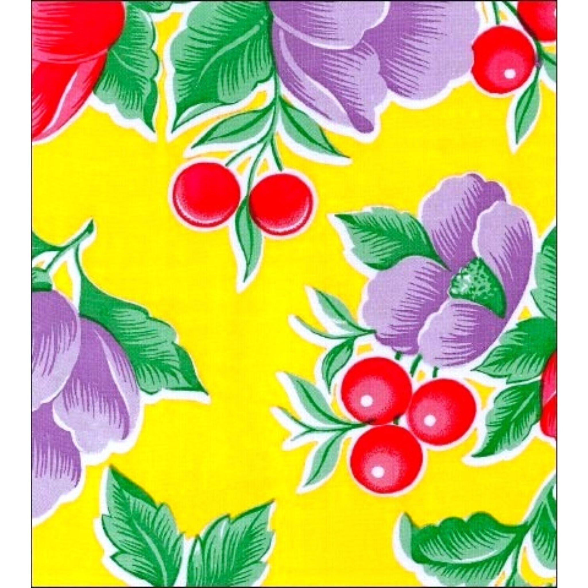 oilcloth by the yard poppy yellow oilcloth swatch