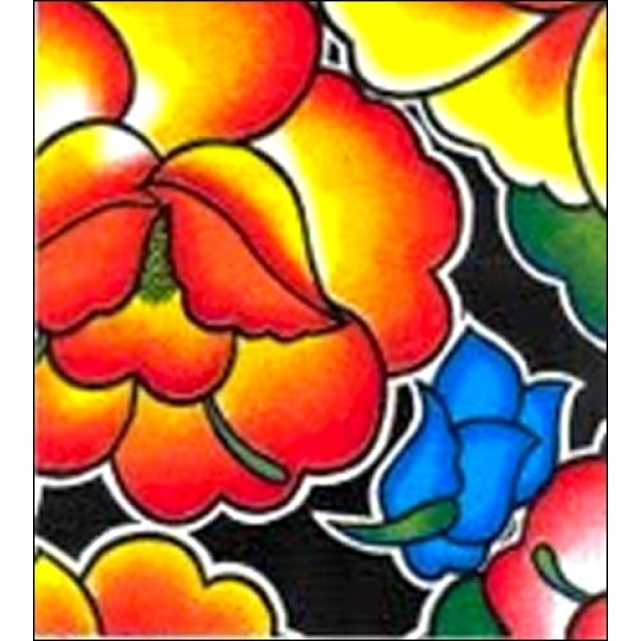 sage's garden black oilcloth swatch