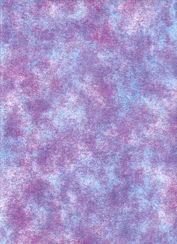 Sponge Paint Purple and Blue Oilcloth Fabric