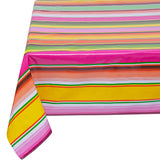 Oilcloth By The Yard Serape in Pink tablecloth
