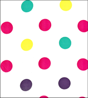 Big Dots Purple oilcloth