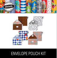 DIY oilcloth envelope Pouch Kit