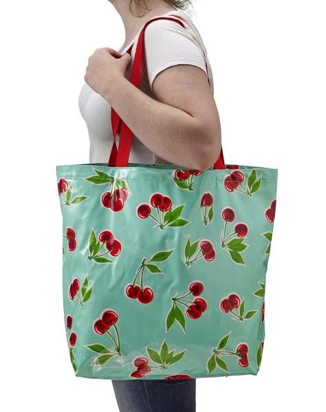Freckled Sage Cherry Aqua market bag