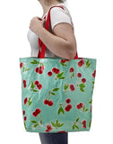 Freckled Sage Market Bag Cherry Aqua