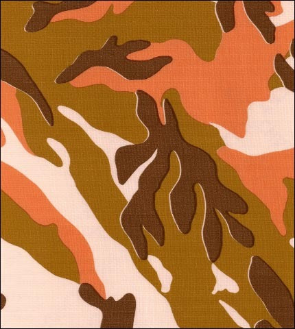 oilcloth by the yard camo sand swatch