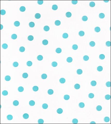 oilcloth by the yard dot light blue swatch