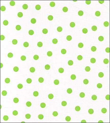 oilcloth by the yard dot lime green swatch