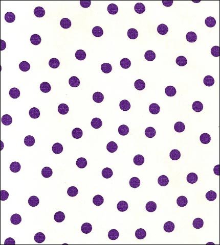oilcloth by the yard dot purple swatch