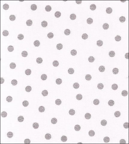 oilcloth by the yard dot silver swatch