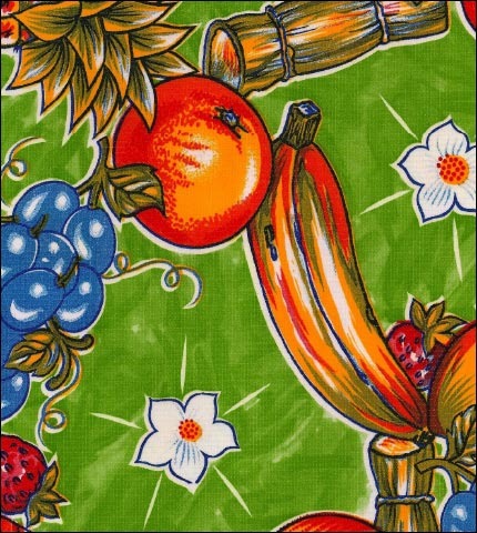 oilcloth by the yard sugarcane green swatch