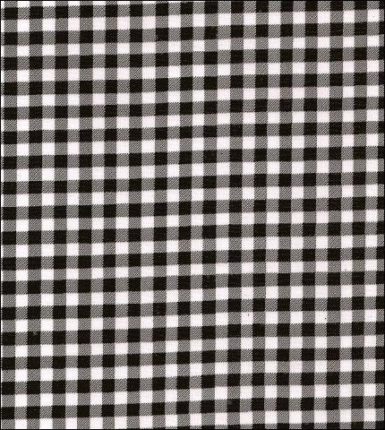 oilcloth by the yard gingham black swatch