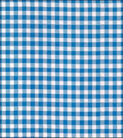 Blue Gingham Check oilcloth