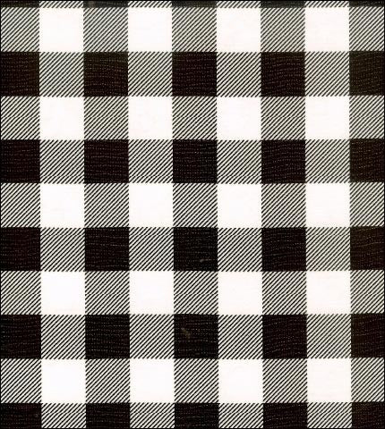 oilcloth by the yard large gingham black swatch