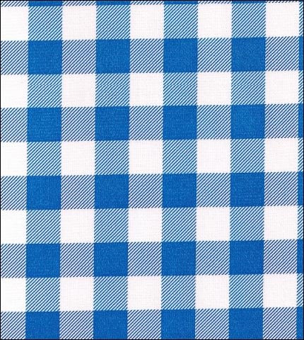 Gingham . Large Blue Oilcloth Fabric – Oilcloth By The Yard